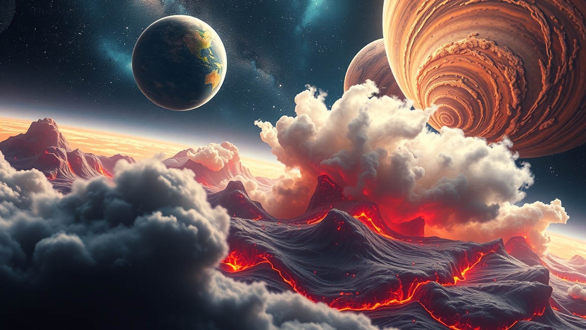 Extrém időjárású bolygók látványa a világűrben