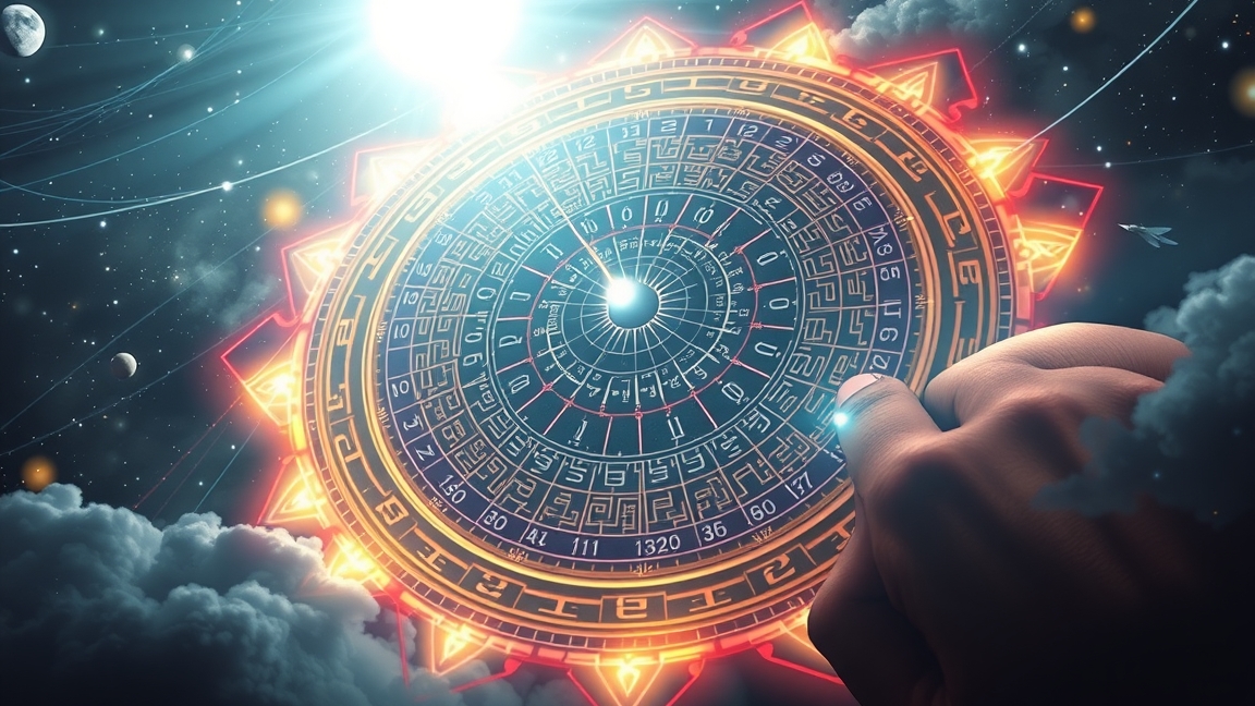 A maja naptár spirális szerkezete világító háttérrel