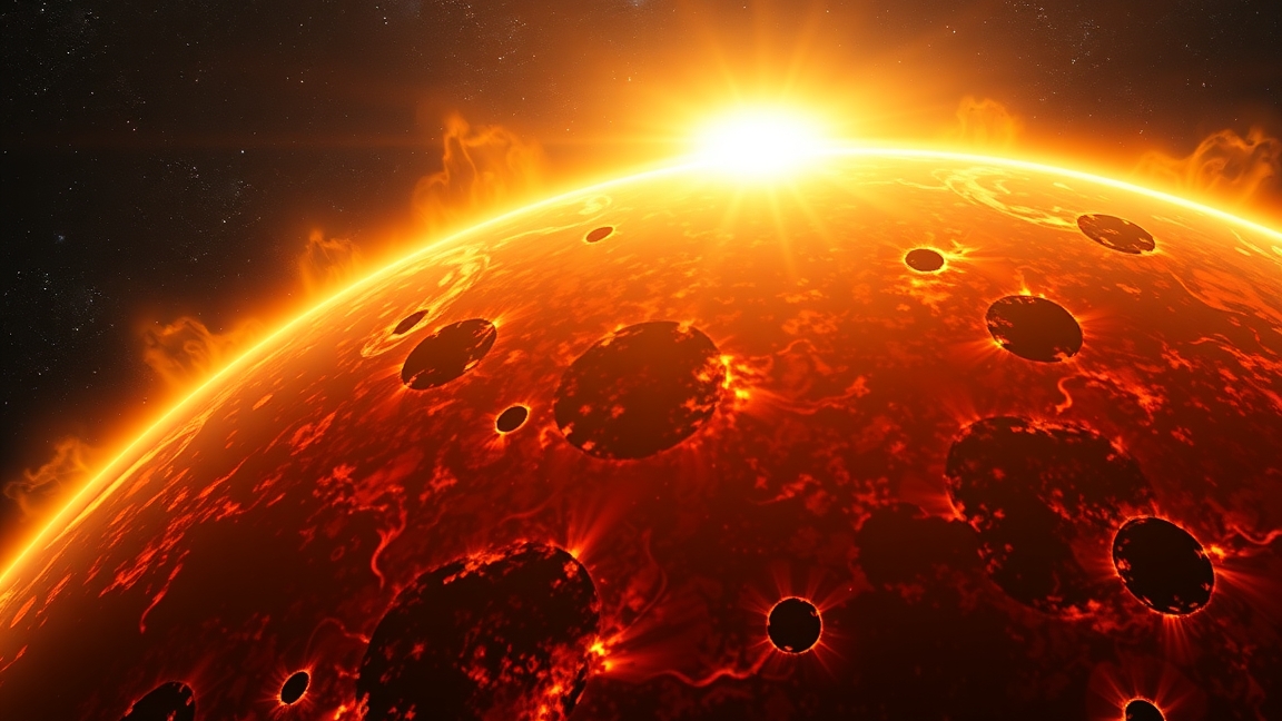 A Nap sötét foltjai és naptevékenysége az éghajlatra gyakorolt hatásukban.