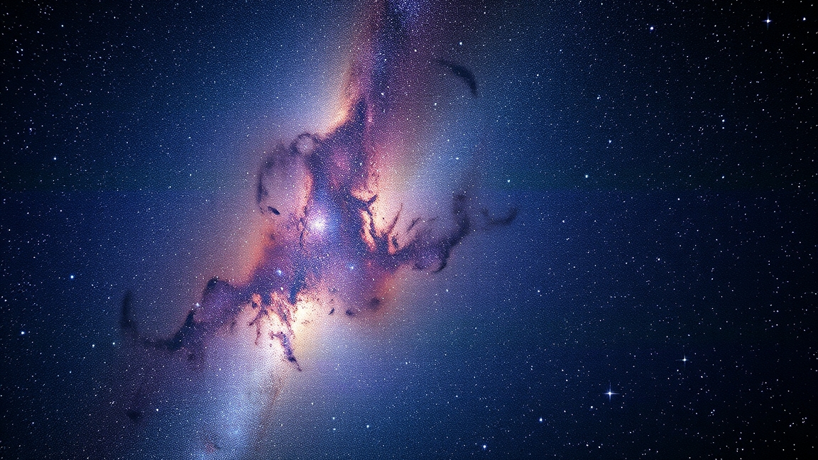 Csodás éjszakai fotó a Tejút galaxis középpontjáról.