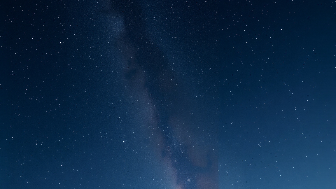 Csillagos égbolt és galaxis a sötétben.