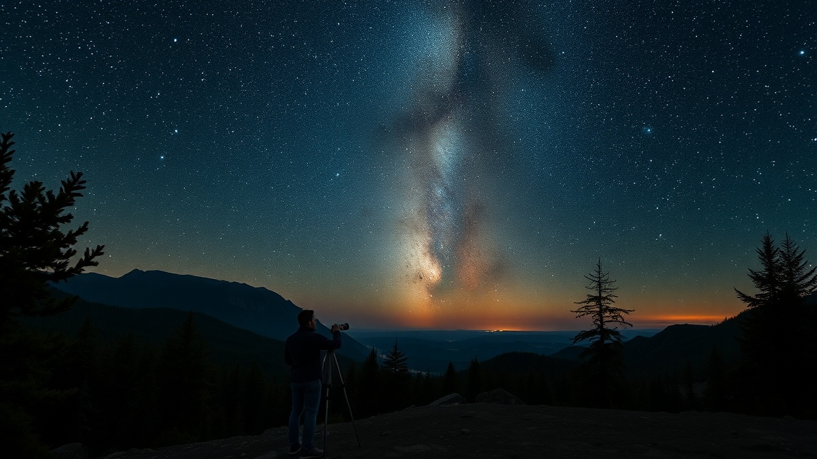 Csillagászati észlelés a Bükki Csillagoségbolt-parkban