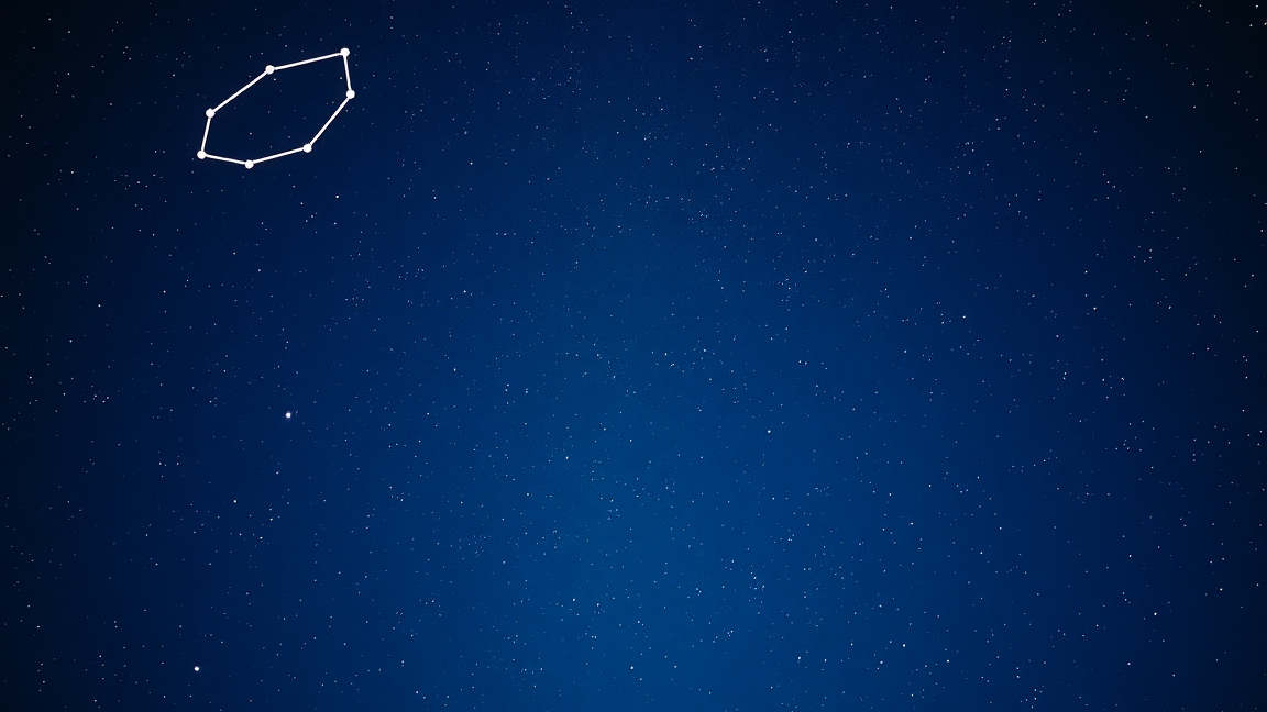 Orion csillagkép látható az éjszakai égen.