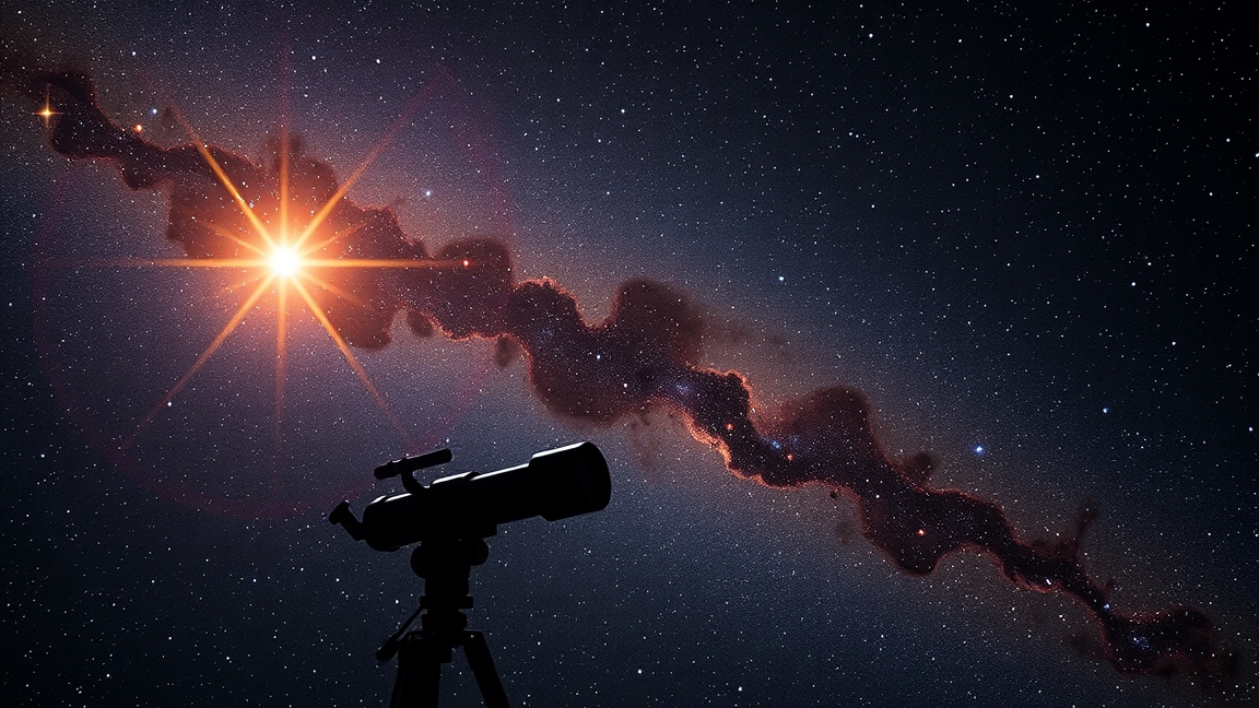 Távcső a CANUM VENATICORUM csillag felfedezésére