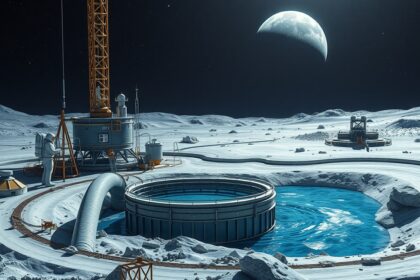 Vízbányászat a Holdon, űrbázis jövője és űrkutatás