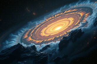 Digitális ábrázolás a Nagy Bumm előtti kozmoszról