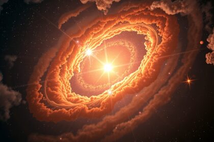 Kváziromboló fekete lyuk körüli anyagkorongok radiálisa a korai univerzumban.