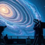 Asztrofizikai megfigyelés a kozmikus gravitációs hullámok tanulmányozására.