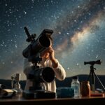 Távcső karbantartás: Tisztítás csillagos éjszakán