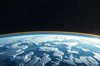 Föld képe a Kármán-vonal közeléből, az űr határa