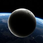 A Hold és a Föld látványa az űrből, kötött keringés