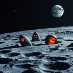 Gravitációs anomáliák a Hold felszínén és alatta.