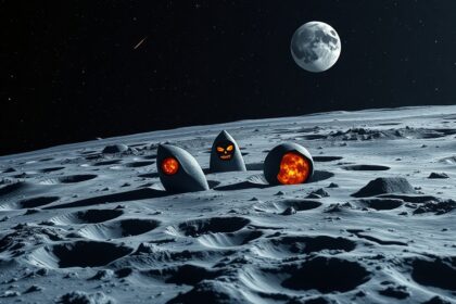 Gravitációs anomáliák a Hold felszínén és alatta.