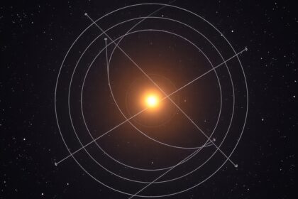 A Nap és az ekliptika az égen, asztrofizikai ábrázolás