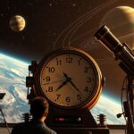 Föld és űr órarendszerrel és távcsővel