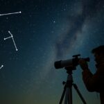 Csillagászat távcsővel és az égbolt megfigyelése.