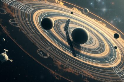 Lagrange-pontok és gravitációs pályák az űrben, űrszondával.