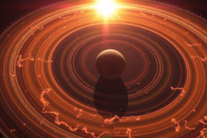 Bolygók a protoplanetáris korongban a Nap fényében