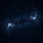 Csillagos égbolt és galaxis-kép Perseusban található dupla-halmaz.