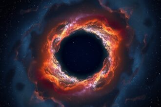 A Gyűrűs-köd (M57) planetáris köd a Lant csillagképben.