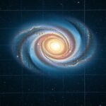 A Triangulum-galaxis (M33) lenyűgöző spirális alakja a világűrben.