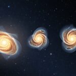 Leo-triplet galaxisok: M65, M66 és NGC 3628 egy látómezőben.