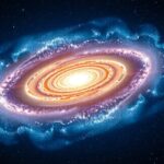 Centaurus A aktív galaxis grafikai ábrázolása