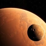 Mars és holdjai, Phobos és Deimos a világűrben