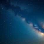 Csillagos égbolt ábrázolás asztrofizikai kontextusban.