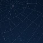 Kis Medve csillagkép az éjszakai égbolton