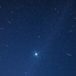 Spica, a Szűz legfényesebb csillaga az éjszakai égbolton