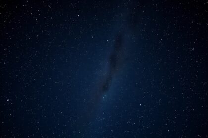 Csillagos égbolt, Lant csillagkép és Vega csillag.