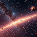 Galaktikus táj, sebesség és fénysebesség eltérítése a térben.