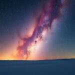 Téli éjszakai égbolt és mélyég-objektumok rajzolata