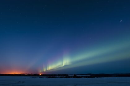 Zodiákus fény és hamis hajnal a téli égen