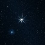 Csillagok a Rák csillagképben és a Jászol-halmazban.