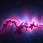 A Súlyzó-köd (M27) színes ábrázolása a nyári égbolton.