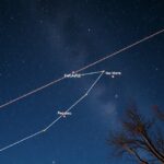 Pegazus-négyszög csillagkép és ősz csillagos égbolt