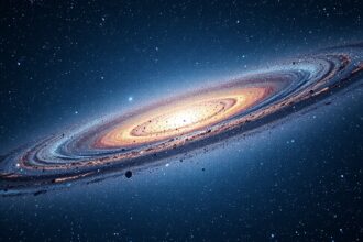 Az Androméda-galaxis csodálatos látványa az égen