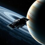 Voyager-2 űrszonda az Uránusz és gyűrűi mellett