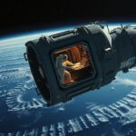 Űrhajós a űrállomáson, Apollo-13 körülmények között.