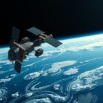 Kína Tienkung űrállomása a Föld felett