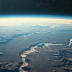 Felszíni nézet a Marsról, amely a mágneses tér hiányának következményeit mutatja.