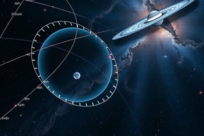 A sziderikus és szinodikus hónapok illusztrációja a Naprendszerben