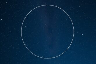 Csillagos égbolt zenit és nadír pontokkal.