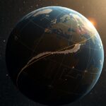 A Föld és a deklinációs vonalak az égen