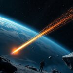 Hullócsillag a Föld légkörében, meteoroid és meteorit képződése.