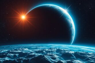 Föld és csillagképek az univerzumban