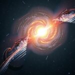 Aktív galaxismag sugárzása és csillagok a térben