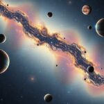 Egy párhuzamos univerzum ábrázolása a multiverzum elmélet alapján.